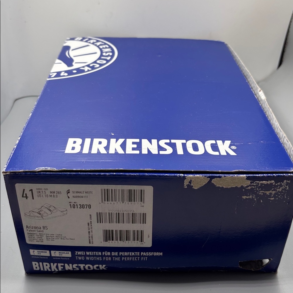 NWT BIRKENSTOCK Arizona Patent Sand Sandals - Picture 8 of 8